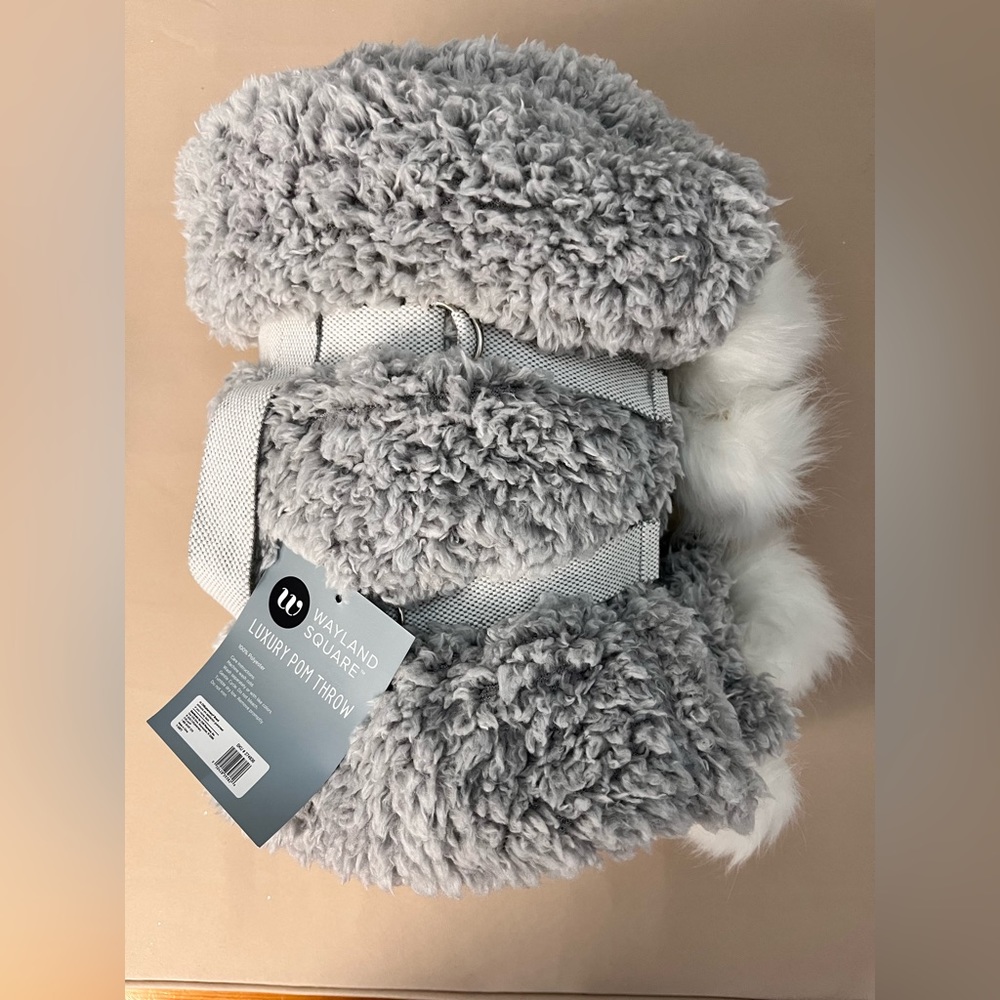 Wayland Square Luxury Pom Pom Throw